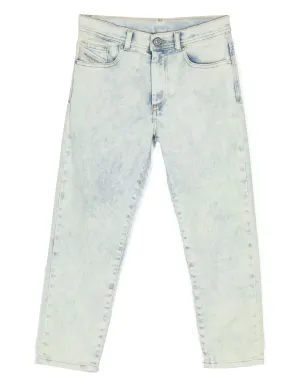 Diesel Kids ロゴパッチ ストレッチコットン ジーンズ - サムネイル1