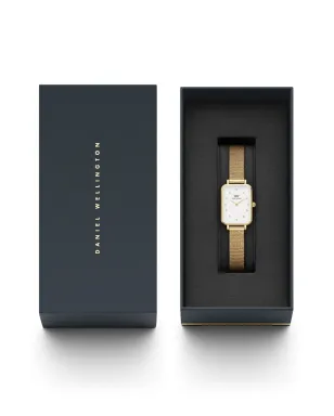Daniel Wellington クアドラ ルミネ プレスド エバーゴールド 26mm - White - サムネイル5
