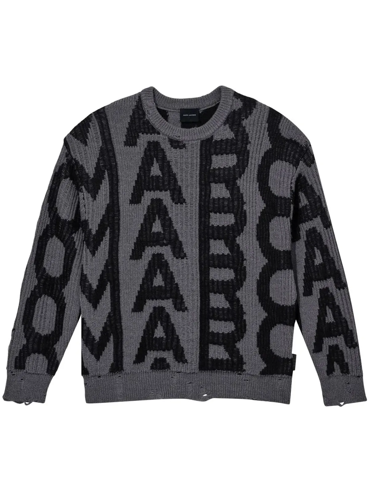 Marc Jacobs モノグラム distressed ジャンパー - 画像1