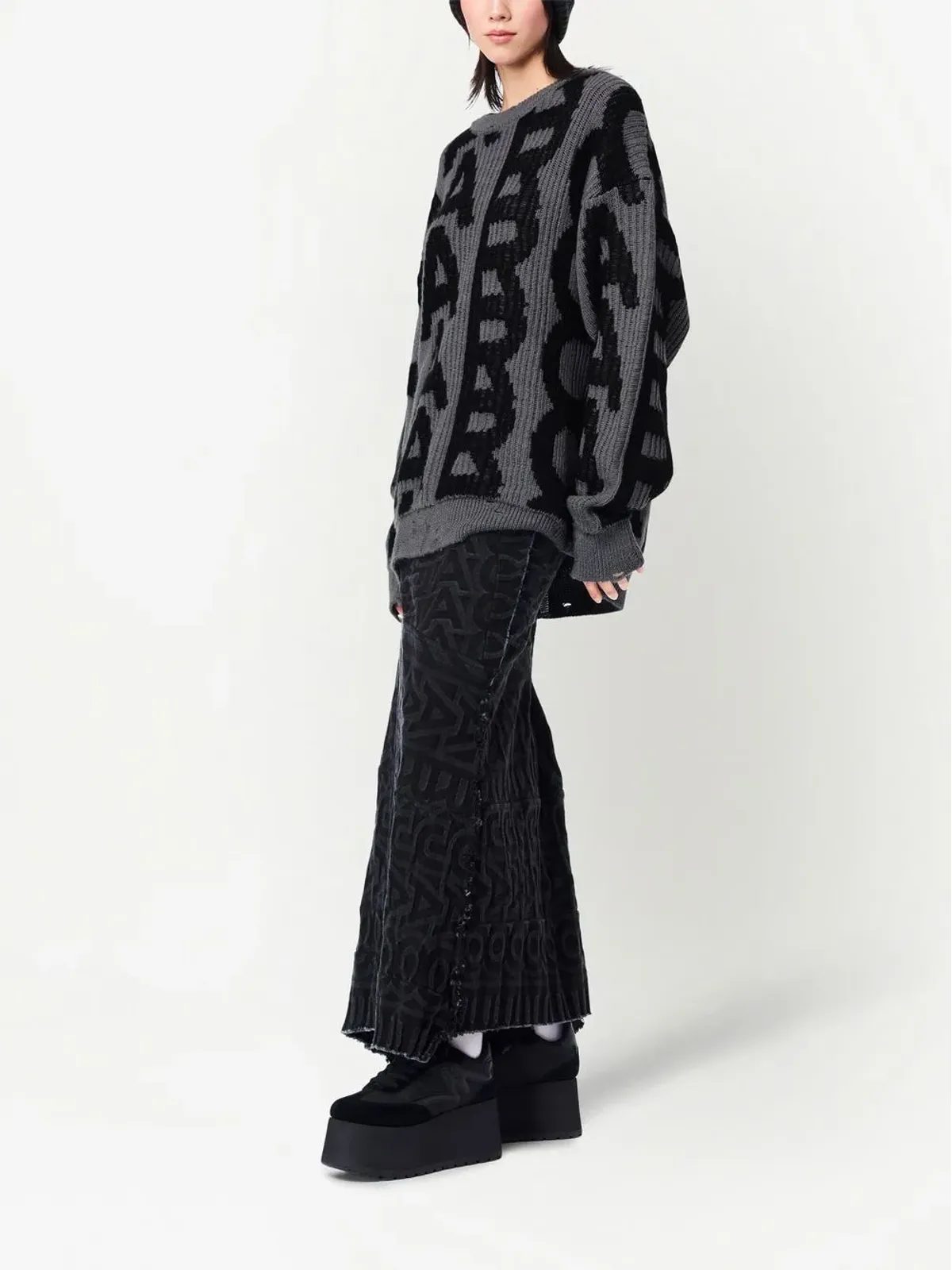 Marc Jacobs モノグラム distressed ジャンパー - 画像3