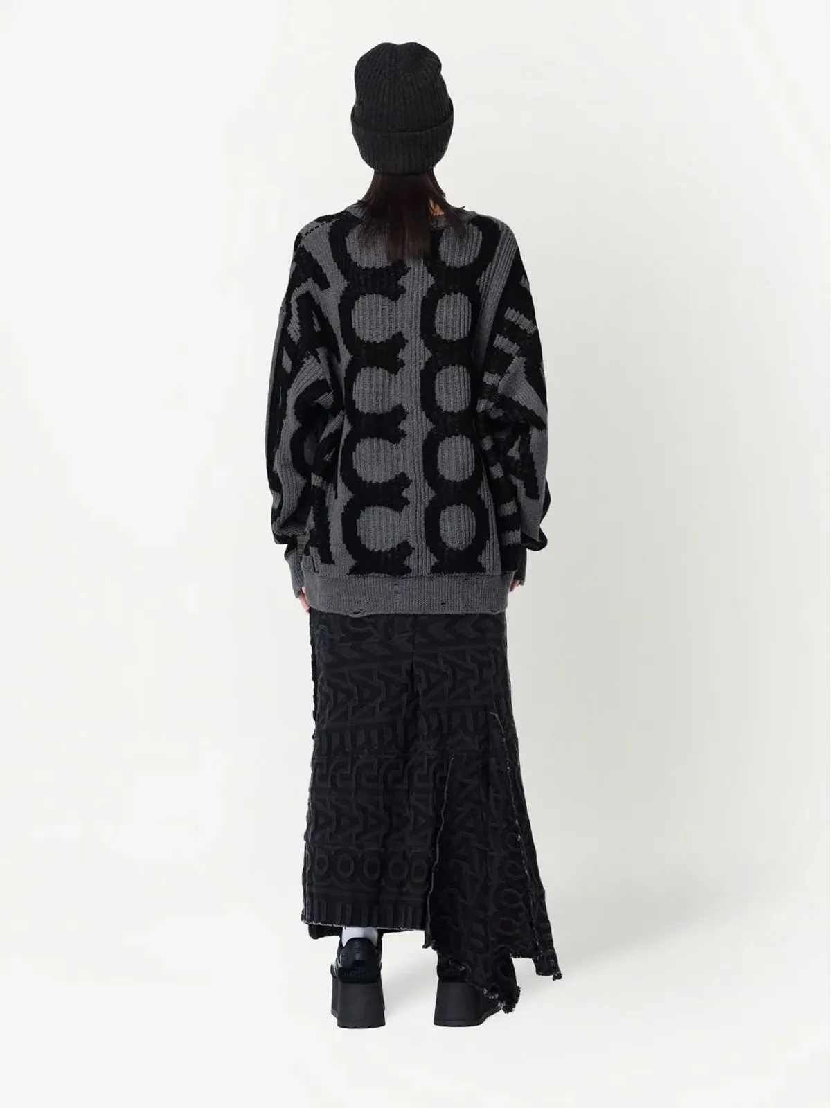 Marc Jacobs モノグラム distressed ジャンパー - 画像4