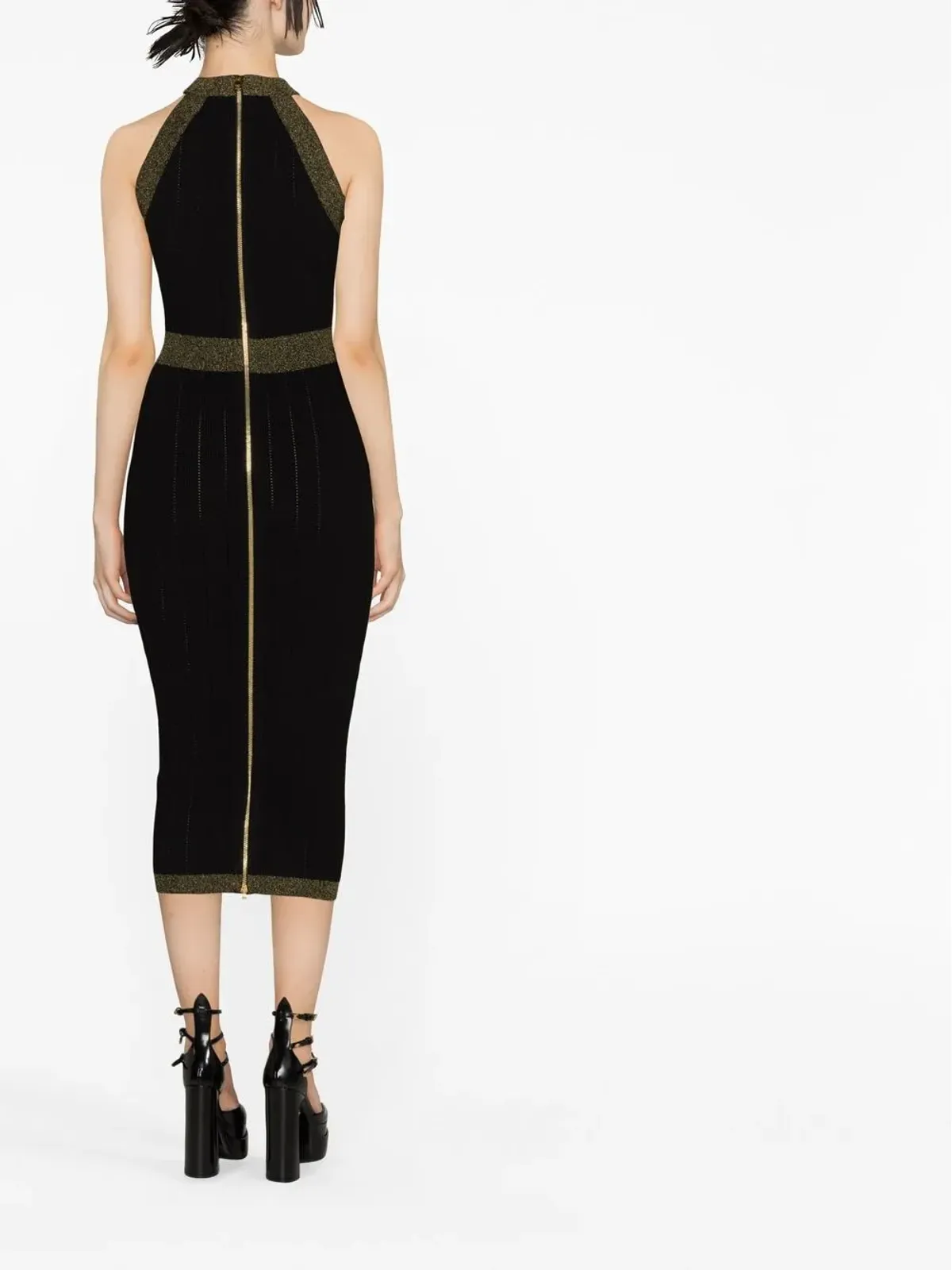 Balmain ボタンディテール ニットドレス - 画像3
