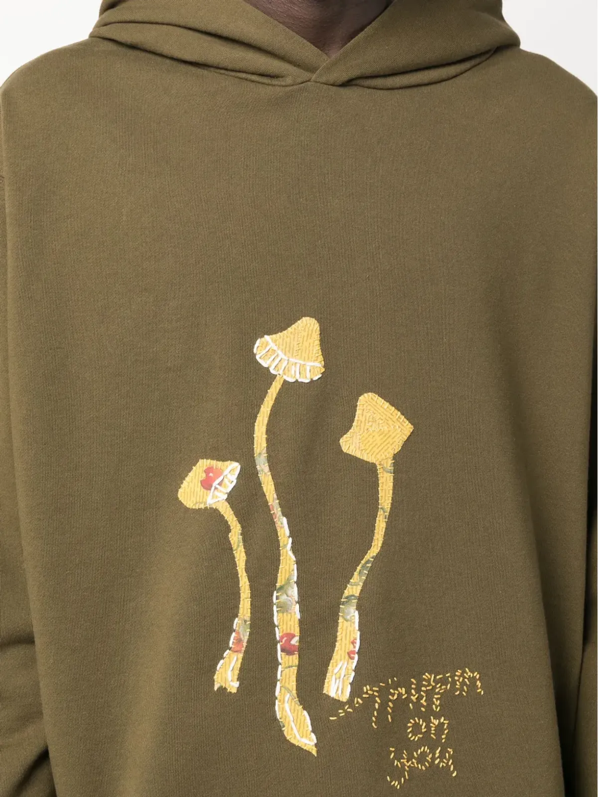 Maison Margiela マッシュルーム柄フード付きスウェットシャツ - 画像5