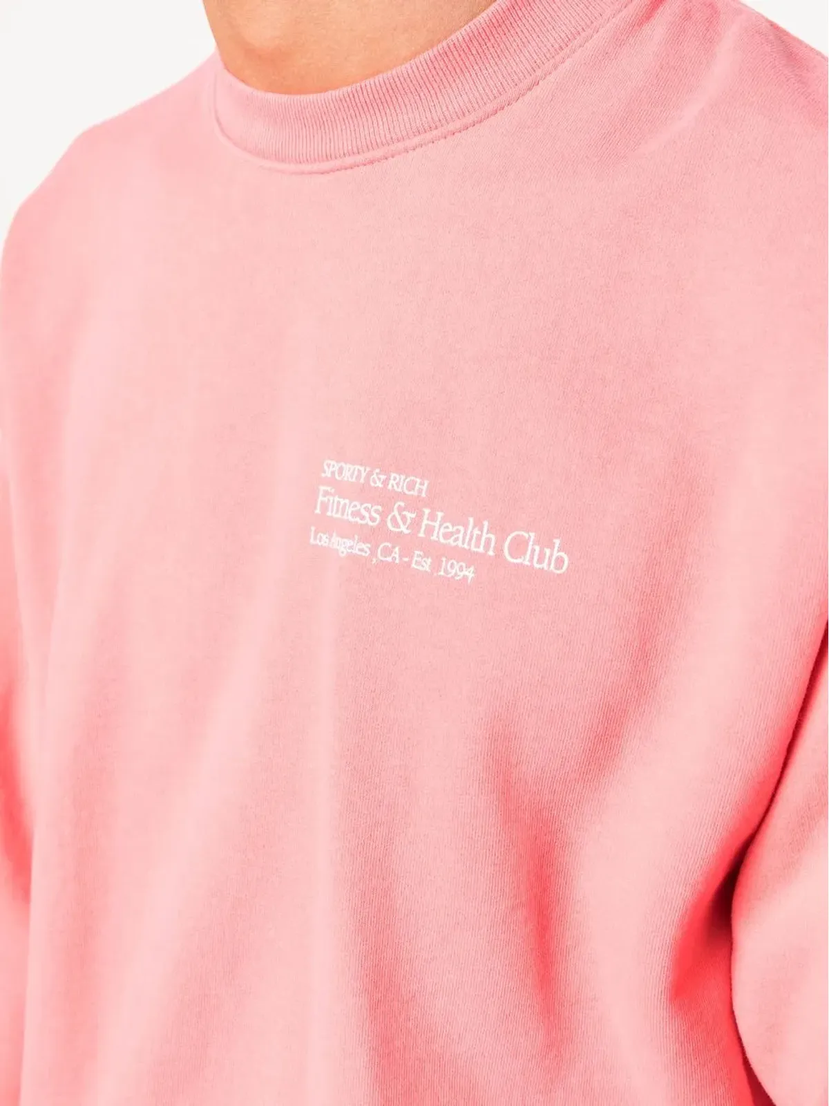 Sporty & Rich フィットネス＆ヘルスクラブ クルーネック スウェットシャツ - 画像5