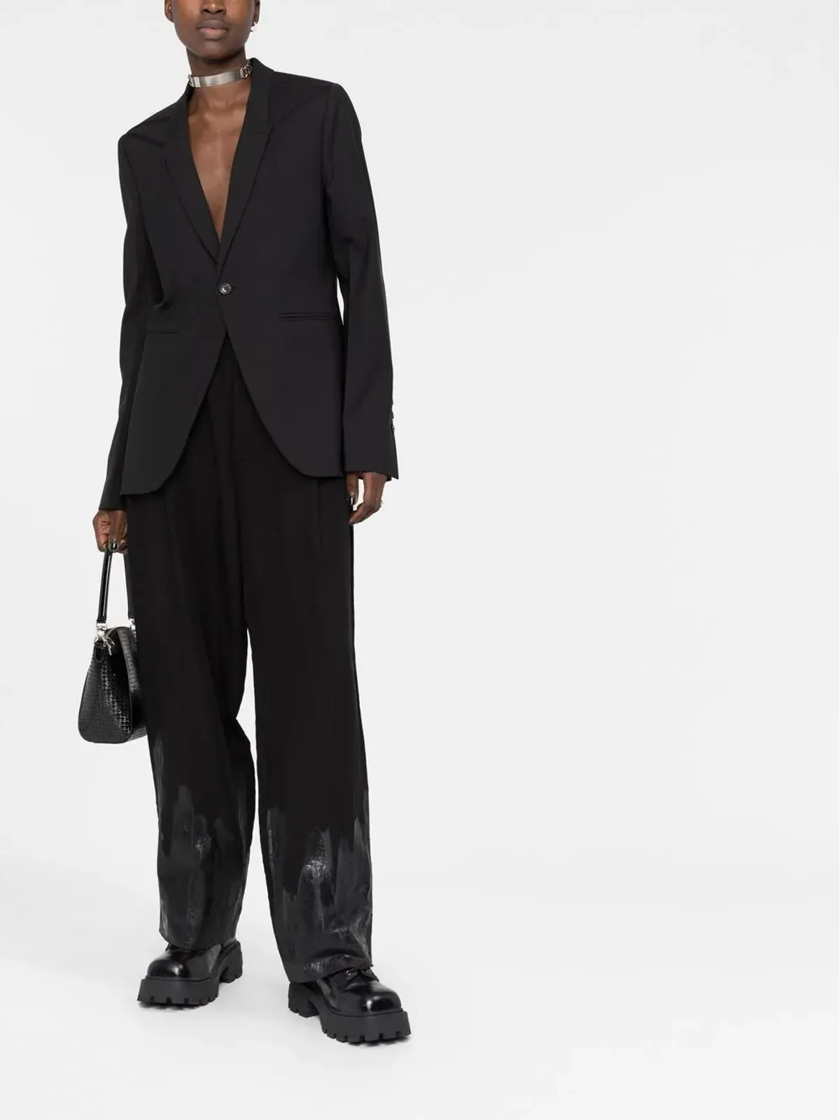 Rick Owens シングルブレストブレザー - 画像2