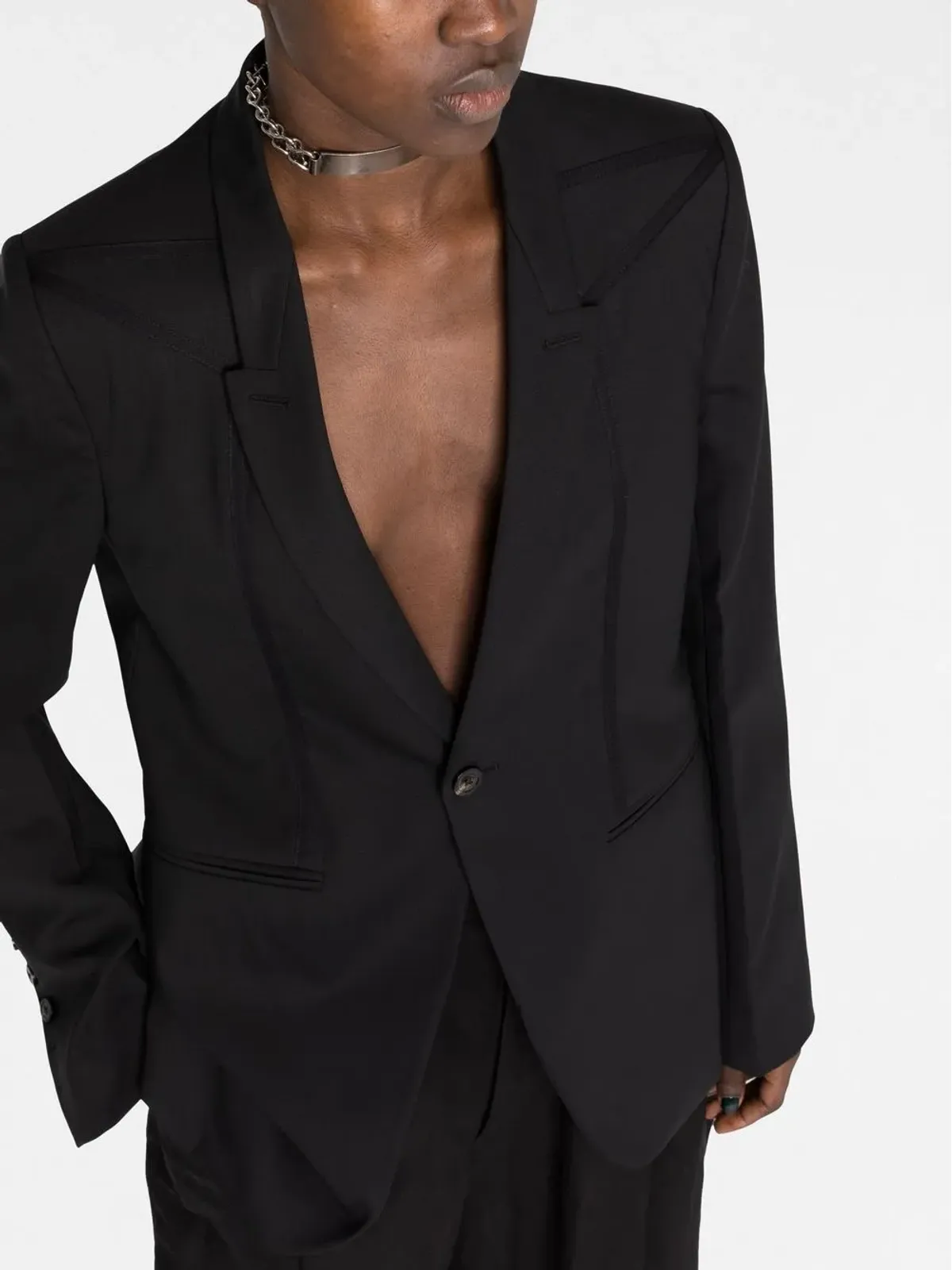 Rick Owens シングルブレストブレザー - 画像3