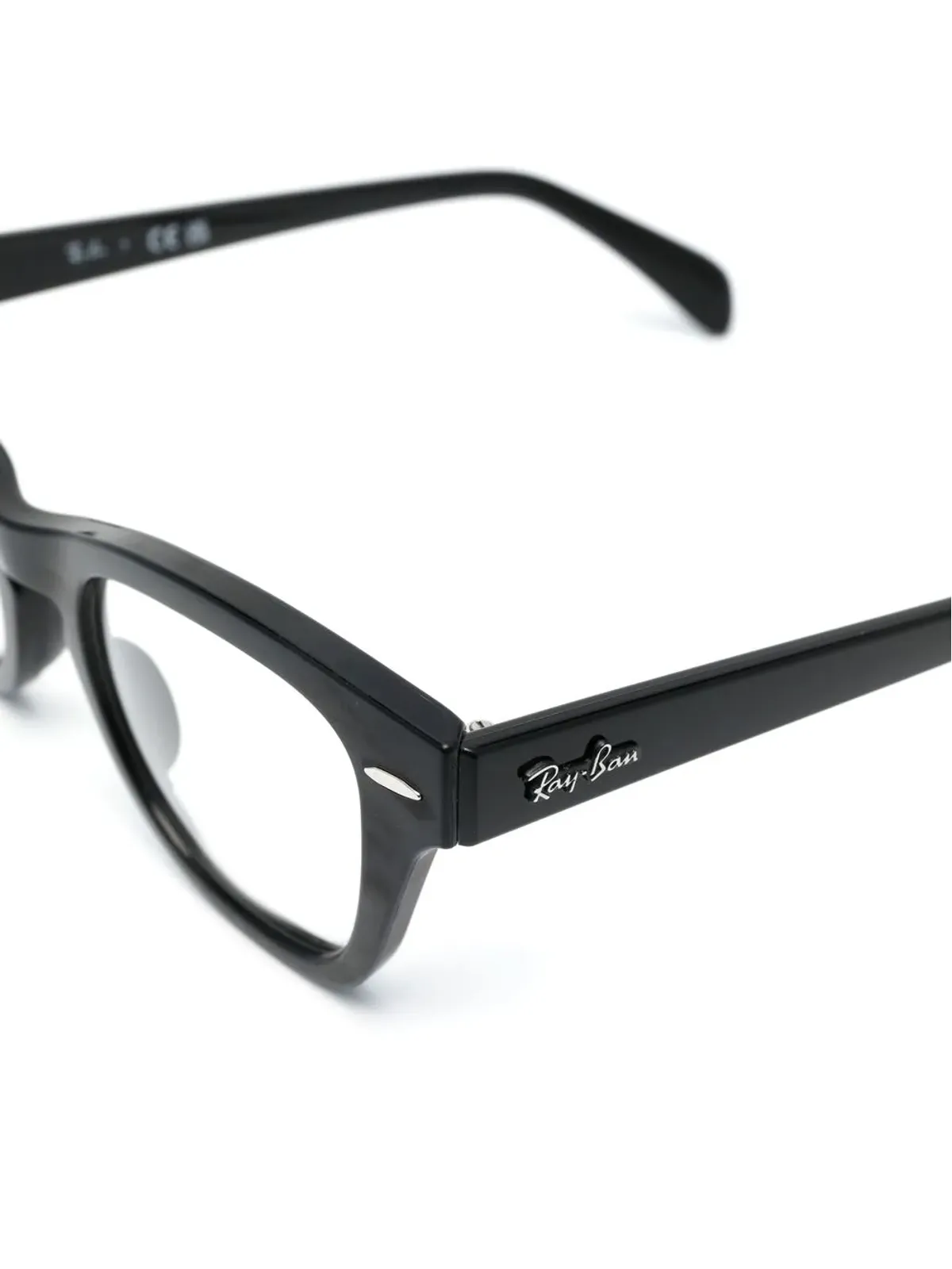 Ray-Ban スクエアフレーム眼鏡 - ブラック - 画像3