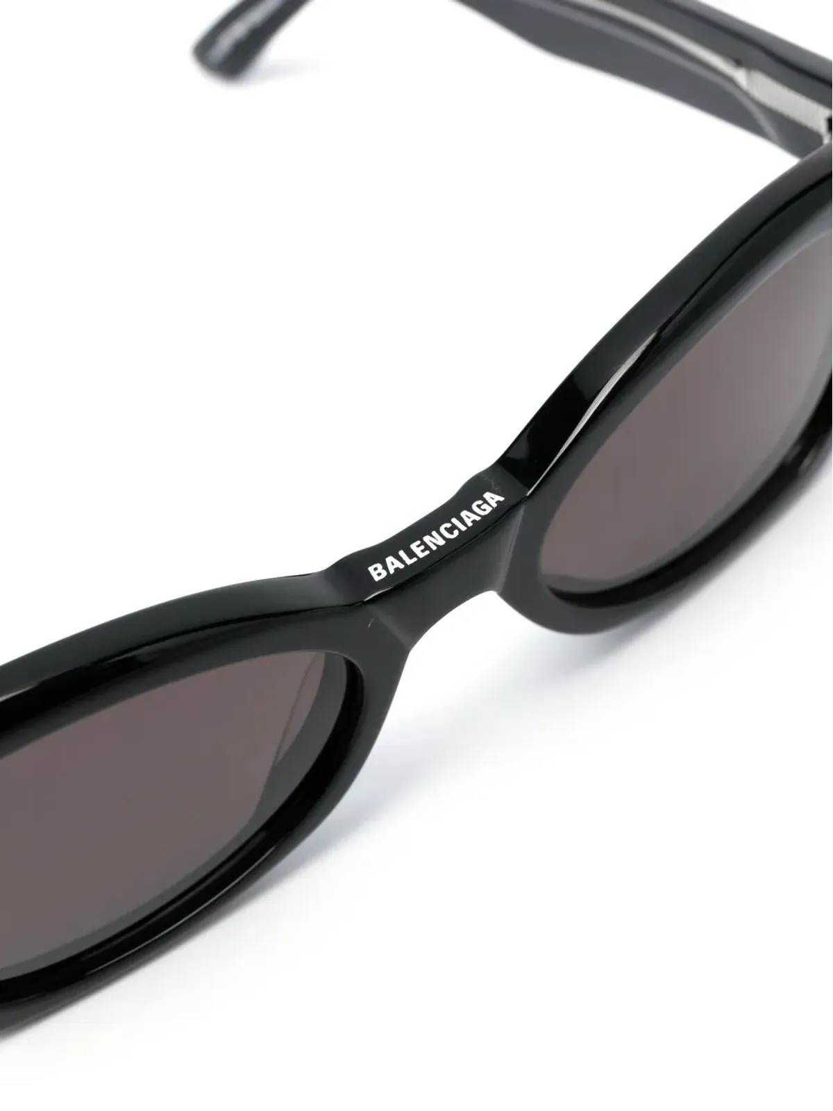 Balenciaga Eyewear ロゴプリント スクエアフレーム サングラス - 画像3