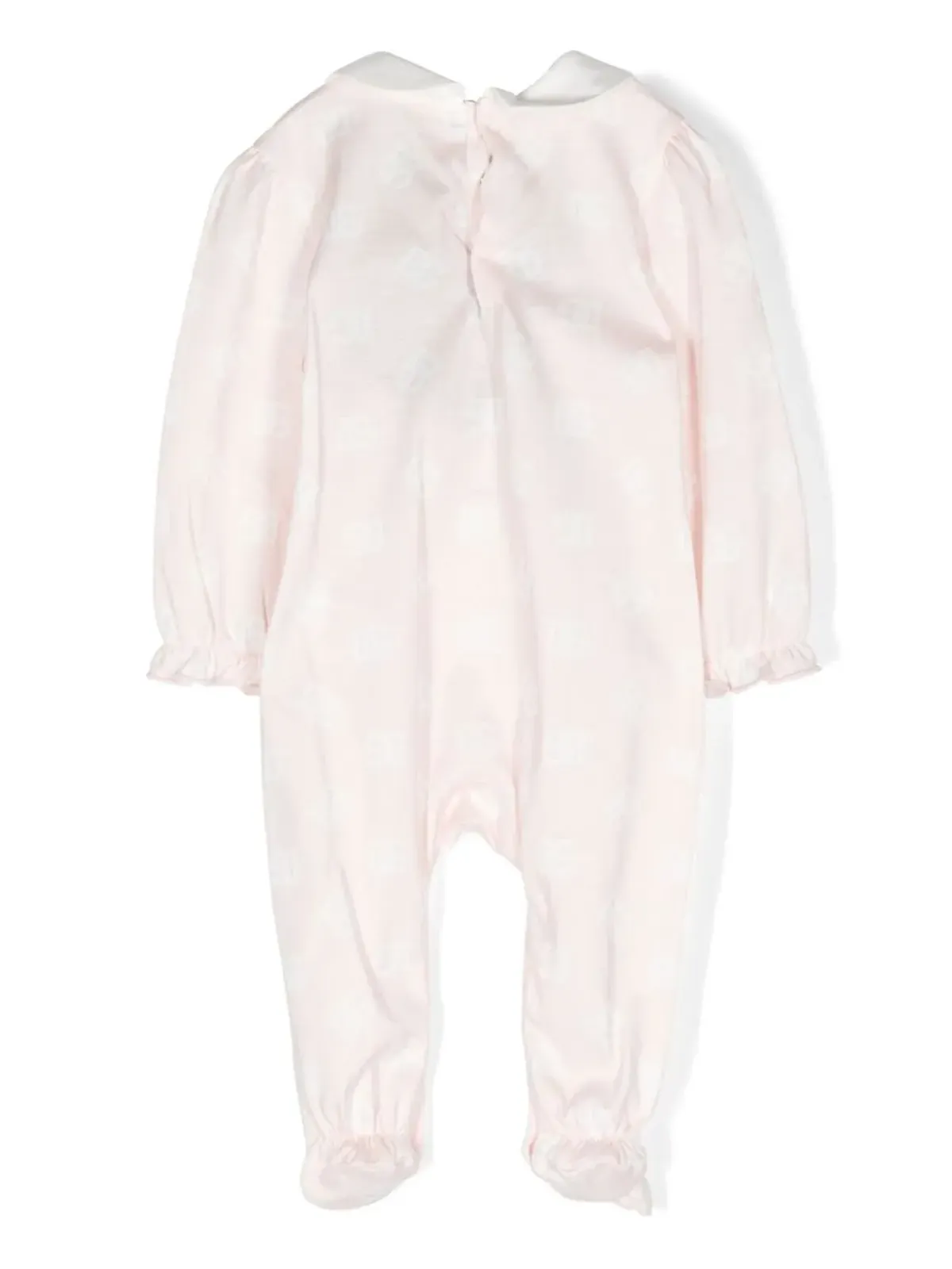 Dolce & Gabbana Kids モノグラム柄長袖ボディスーツ - ピンク - 画像2