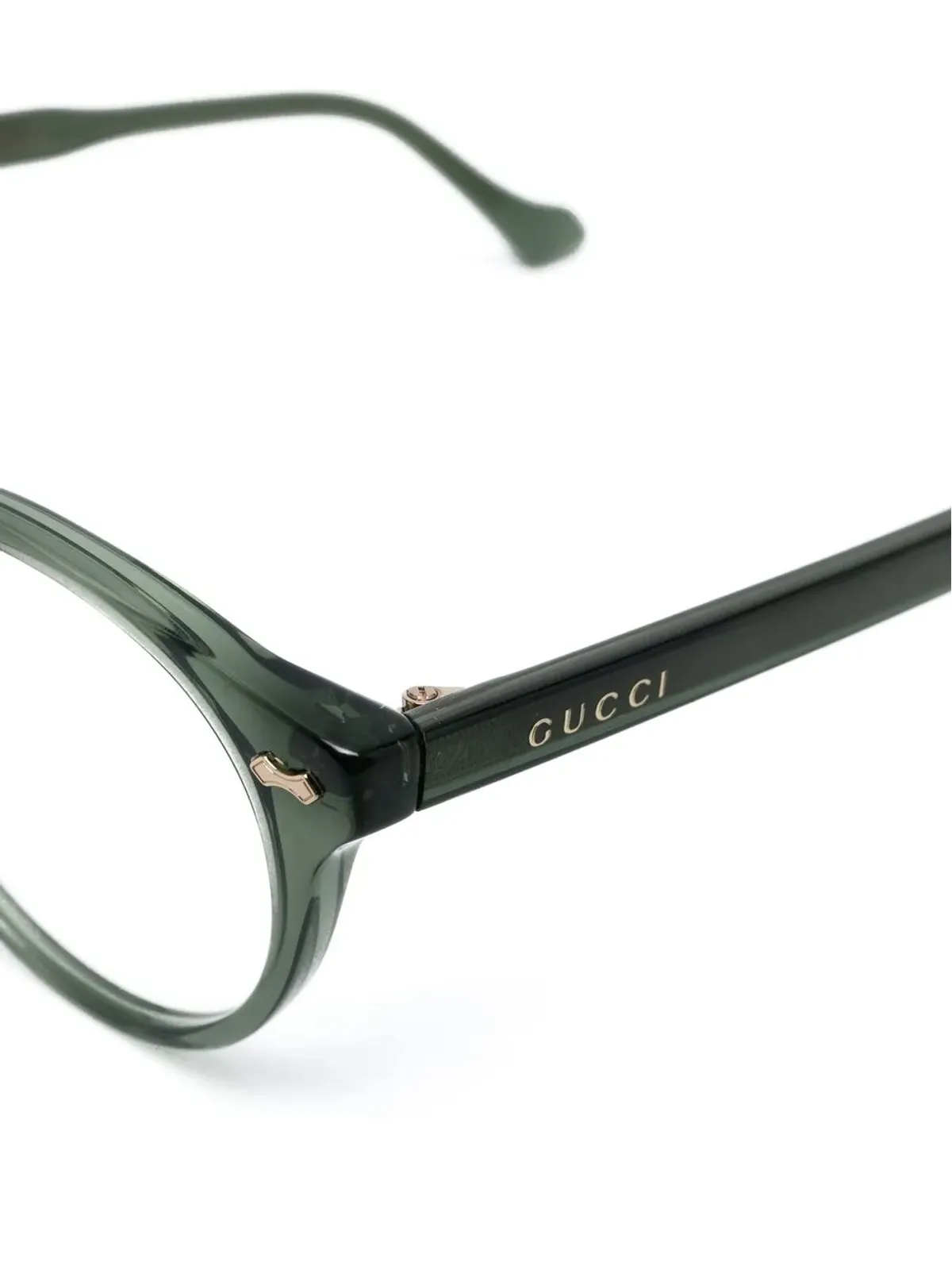 Gucci Eyewear ラウンドフレーム眼鏡 - 画像3