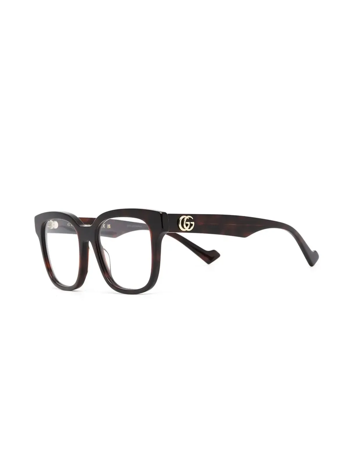 Gucci Eyewear スクエアフレーム オプティカルメガネ - ブラウン - 画像2