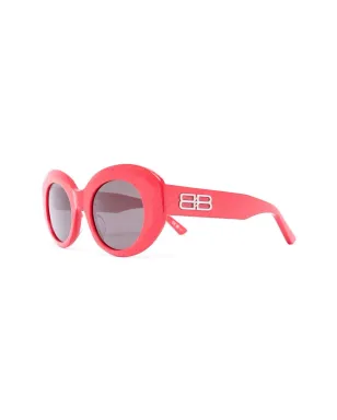 Balenciaga Eyewear バレンシアガ アイウェア オーバーサイズ ラウンドフレーム サングラス - サムネイル2