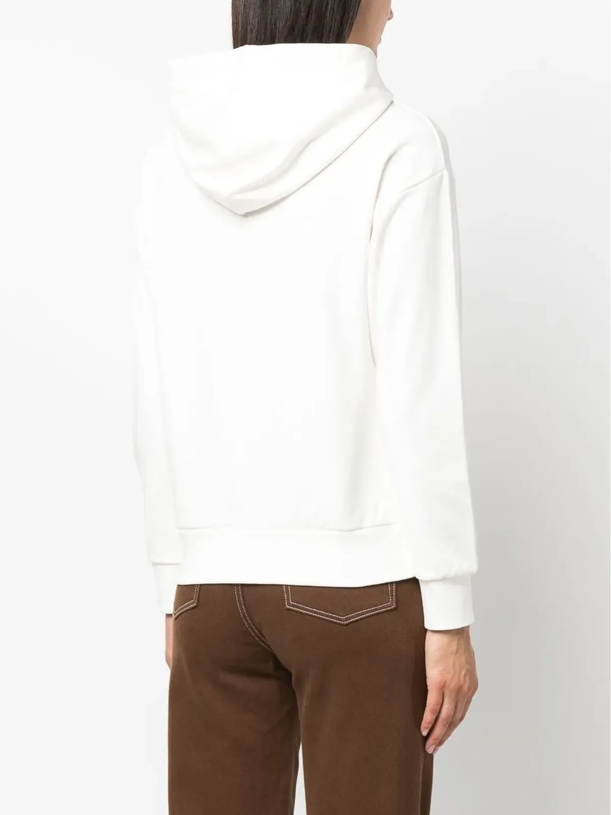 A.P.C. Christaina logo-print hoodie - White - 画像4