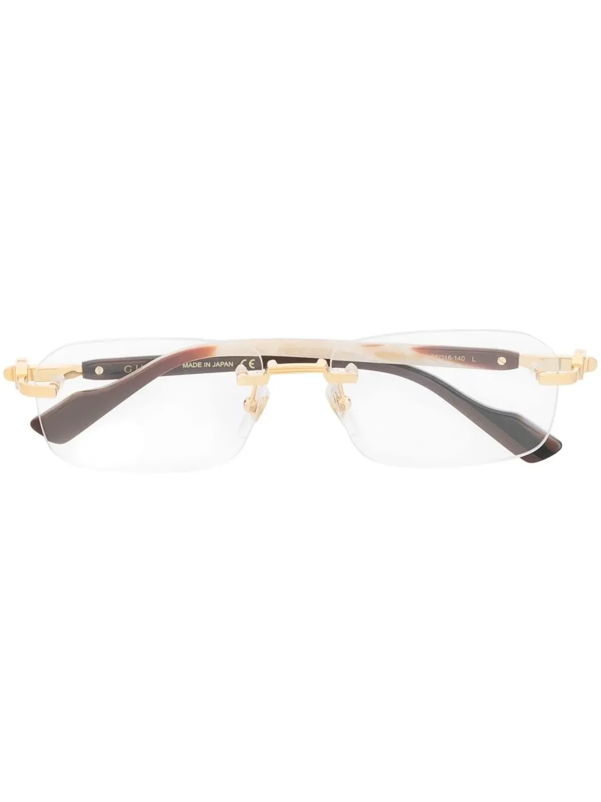Gucci Eyewear リムレス・オプティカルグラス - 画像1