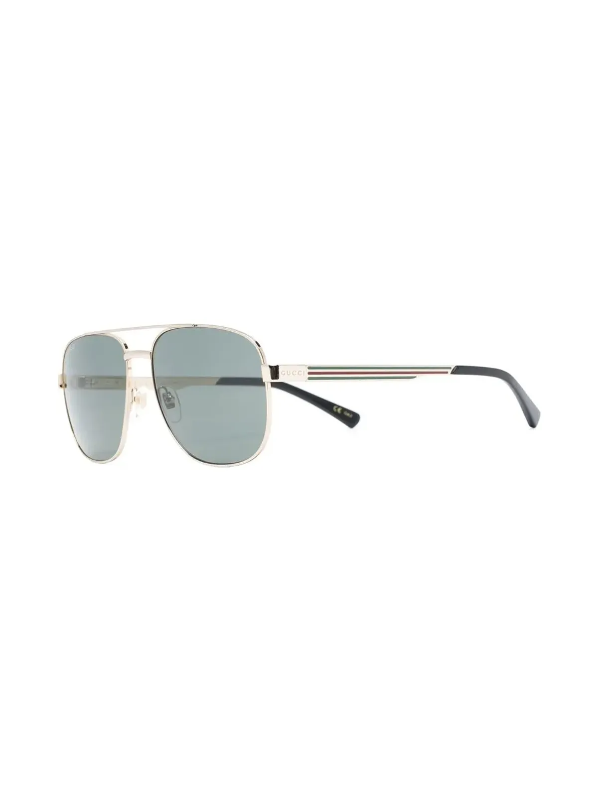 Gucci Eyewear パイロットフレーム ティンテッドサングラス - ゴールド - 画像2