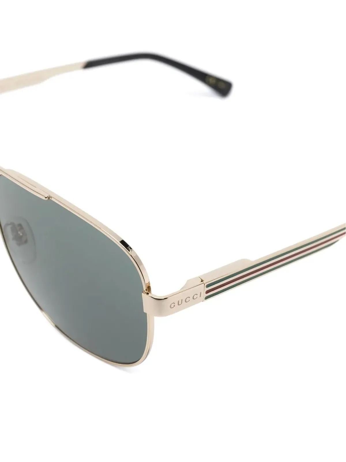 Gucci Eyewear パイロットフレーム ティンテッドサングラス - ゴールド - 画像3