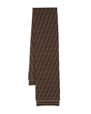 Fendi Kids FFロゴ柄ニットスカーフ - サムネイル1
