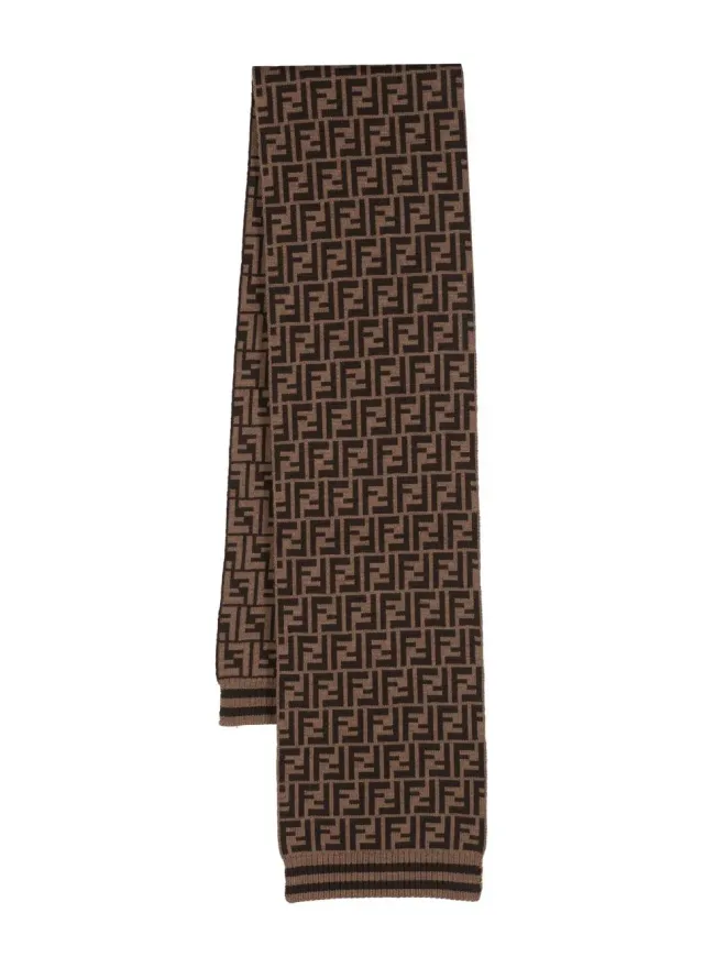 Fendi Kids Fendi Kids FFロゴ柄ニットスカーフの商品画像