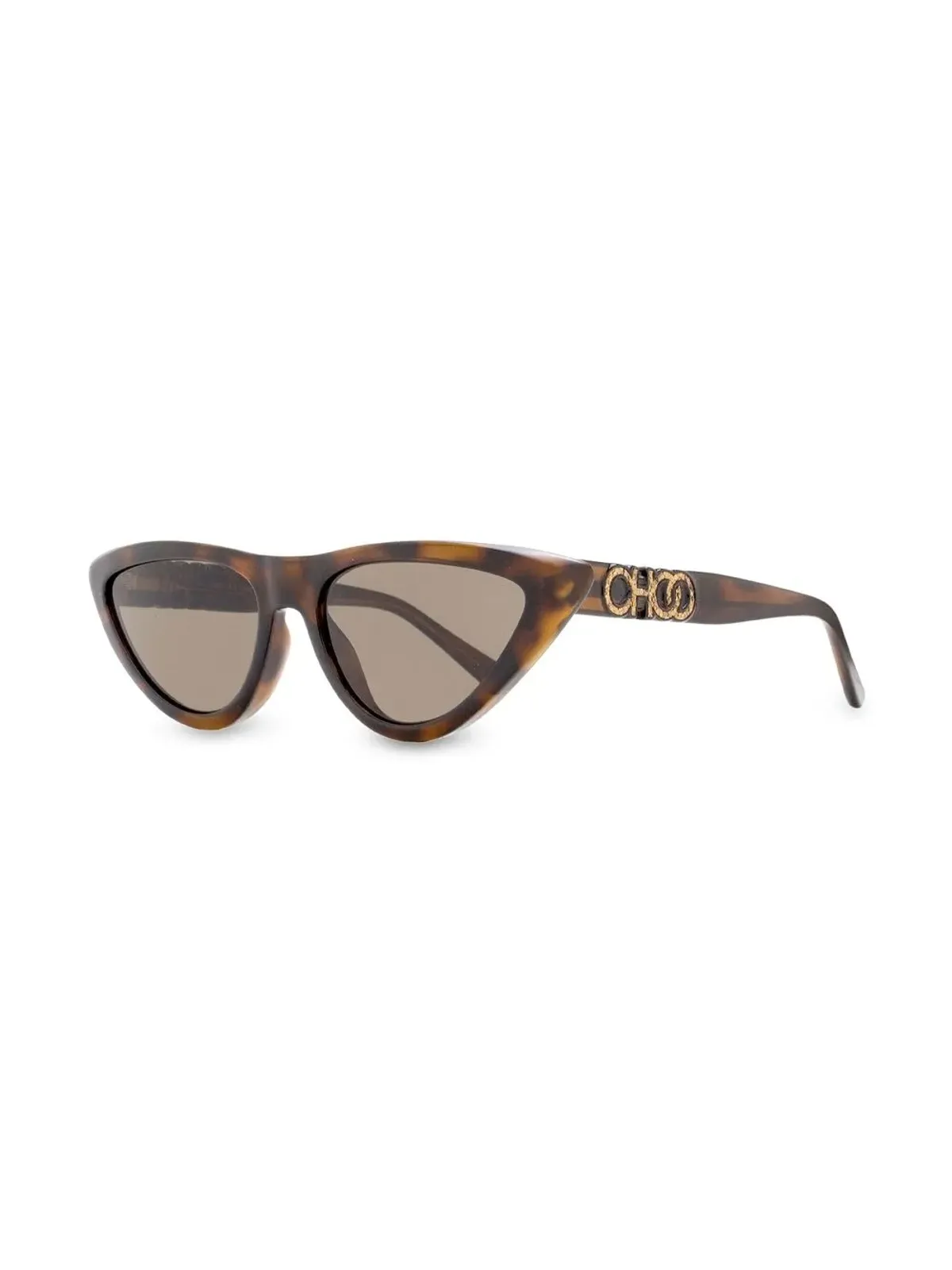 Jimmy Choo Eyewear Sparks キャットアイフレーム サングラス - ブラウン - 画像2