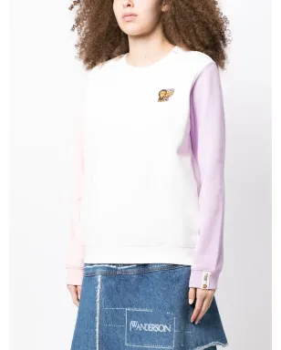 A BATHING APE® ロゴ刺繍カラー・ブロック スウェットシャツ - サムネイル3
