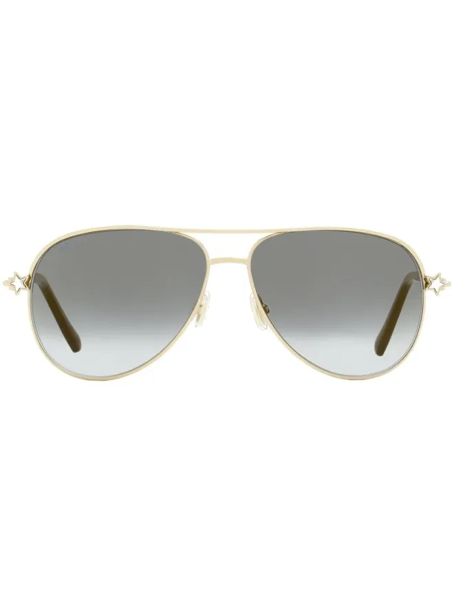 Jimmy Choo Eyewear Jimmy Choo Eyewear サンサ パイロットフレーム サングラスの商品画像