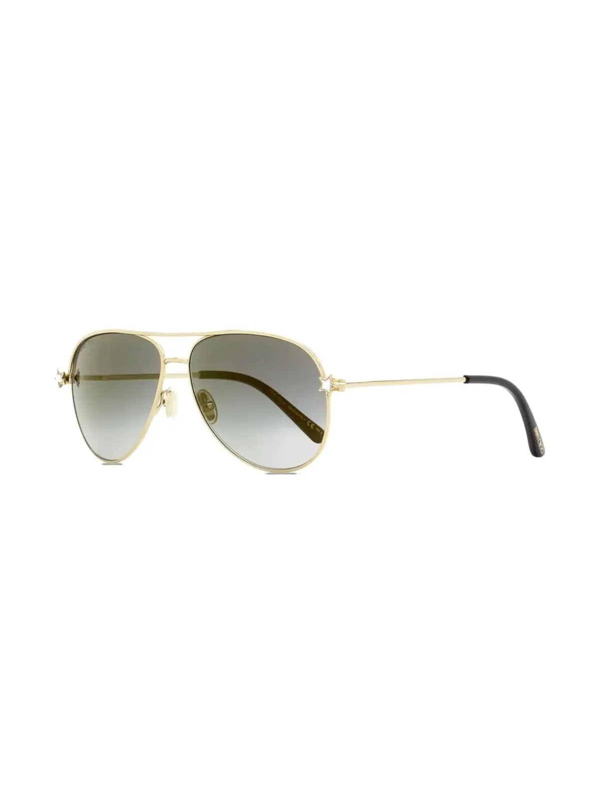 Jimmy Choo Eyewear サンサ パイロットフレーム サングラス - 画像2