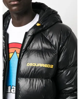DSQUARED2 胸ロゴプリント入りパディッドジャケット - サムネイル5
