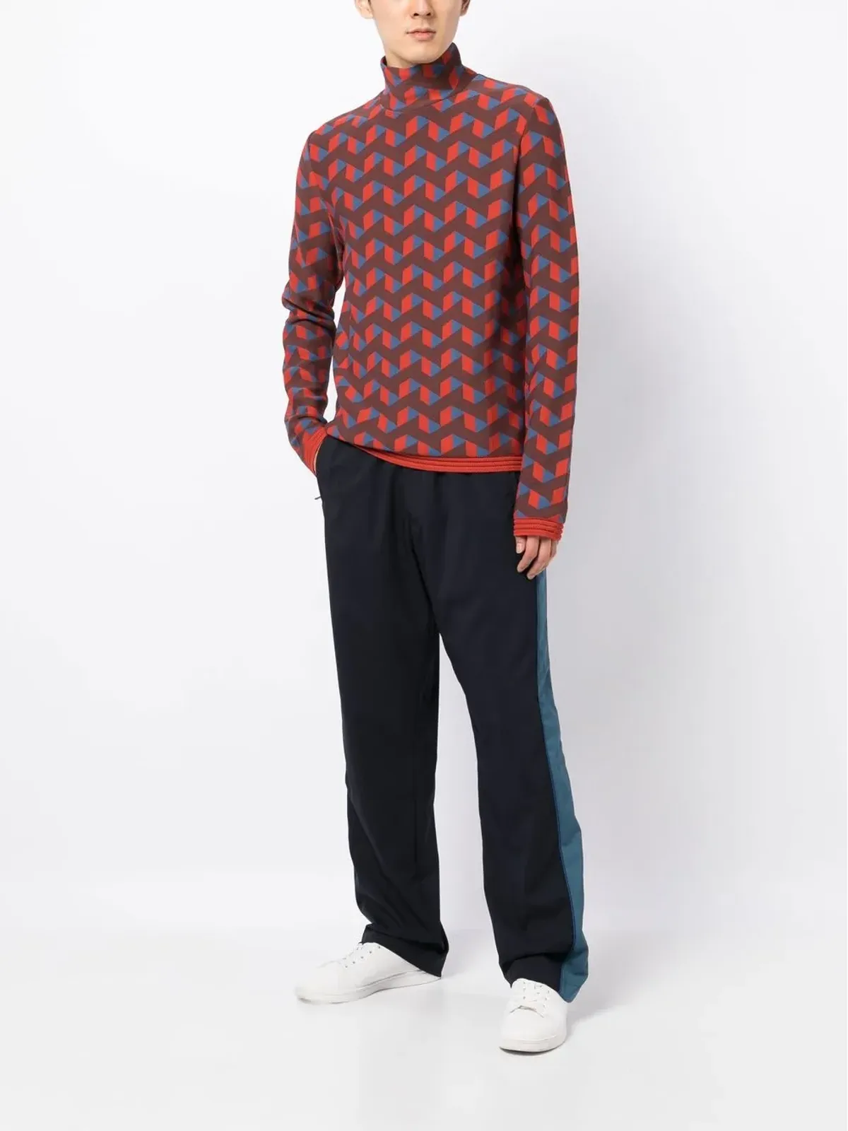 Paul Smith サイドストライプ・エラスティック・トラックパンツ - 画像2