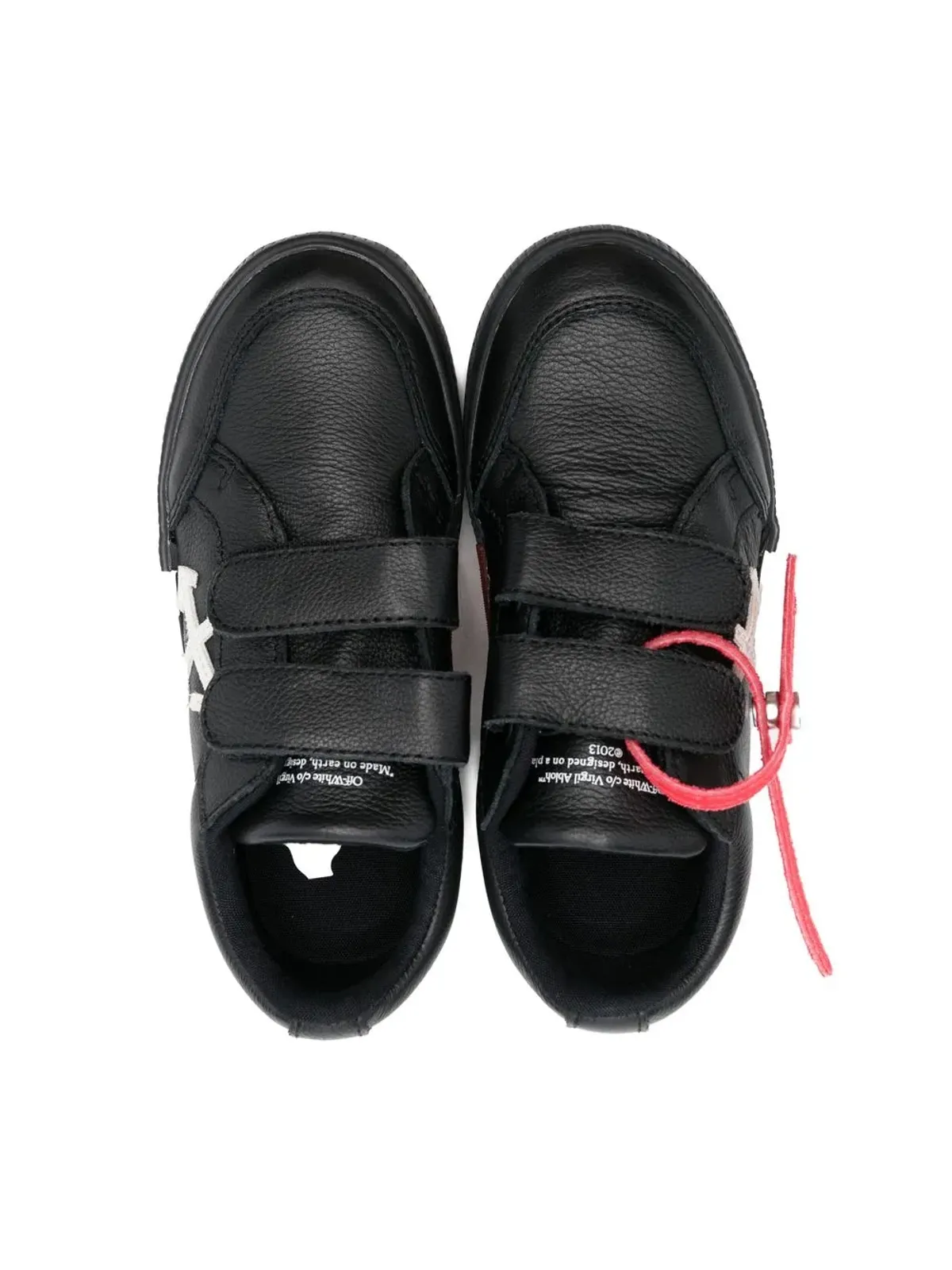 Off-White Kids ヴァルカナイズド・タッチストラップ スニーカー - 画像3