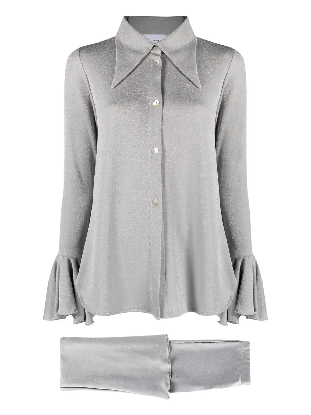 Sleeper Lurex Lounge two-piece suit - Grey - 画像1