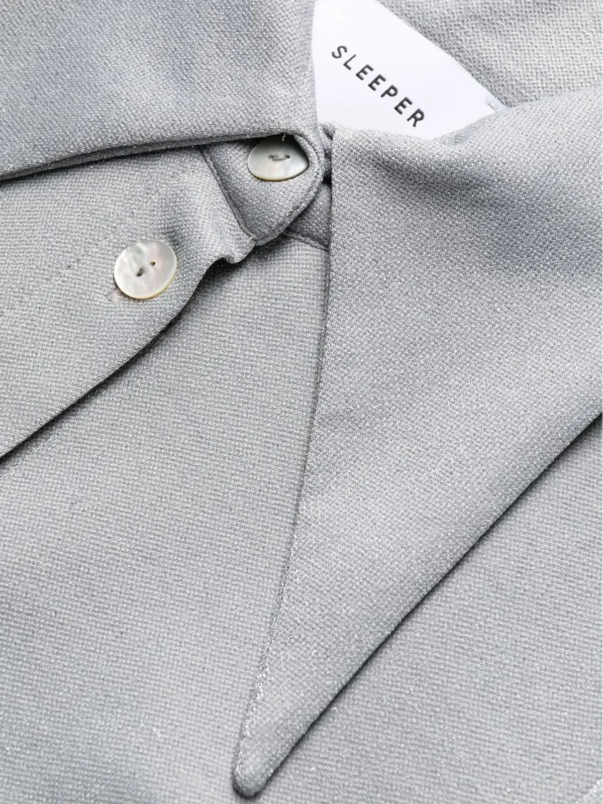 Sleeper Lurex Lounge two-piece suit - Grey - 画像3