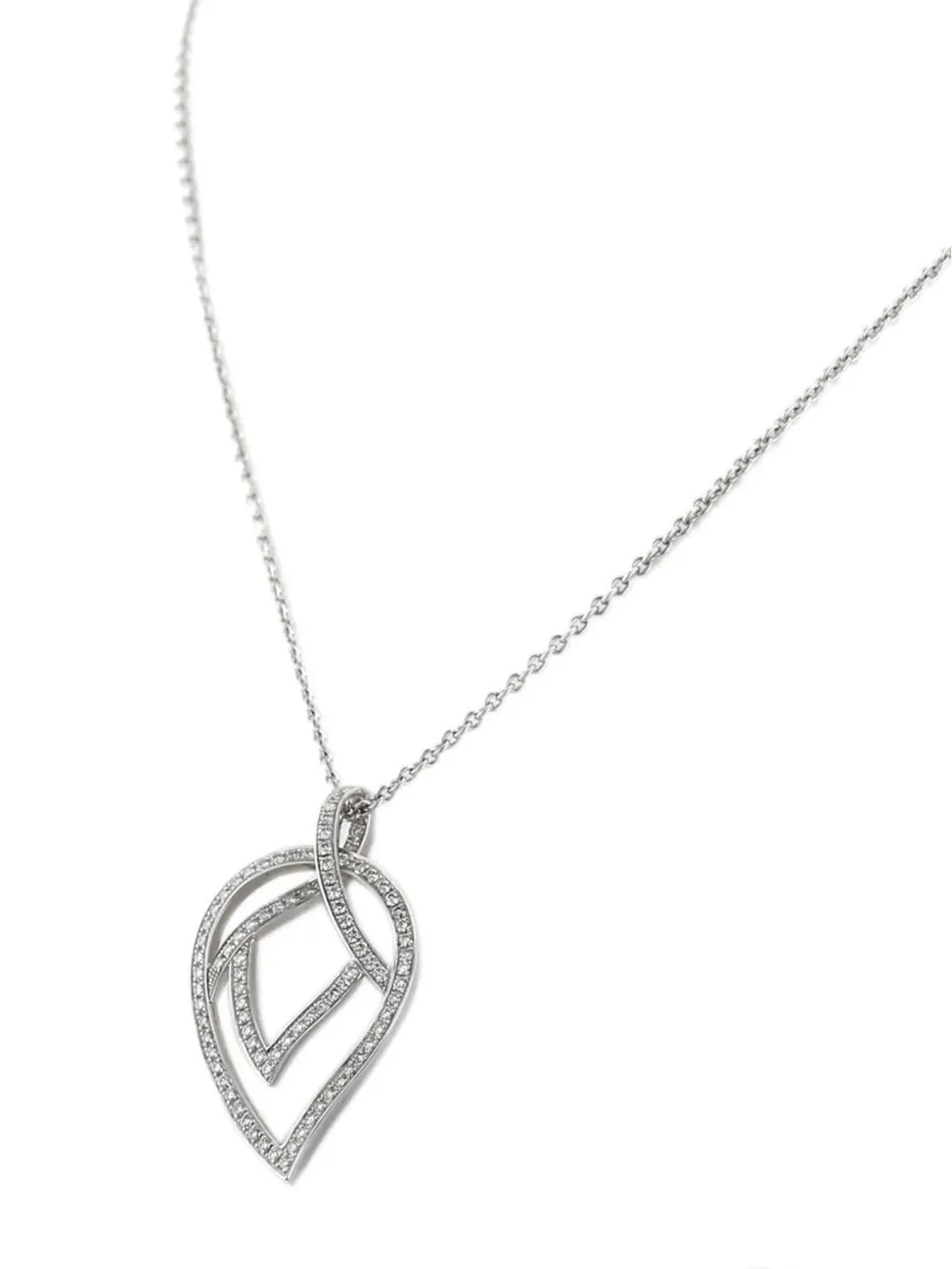 Piaget ビンテージ ホワイトゴールド ダイヤモンド ネックレス - 画像2