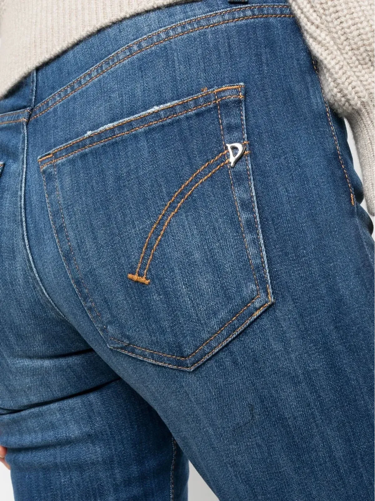 DONDUP スリムカット クロップドジーンズ - 画像5