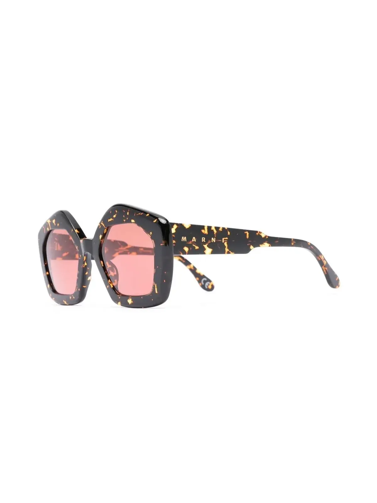Marni Eyewear ペンタゴン サングラス - 画像2