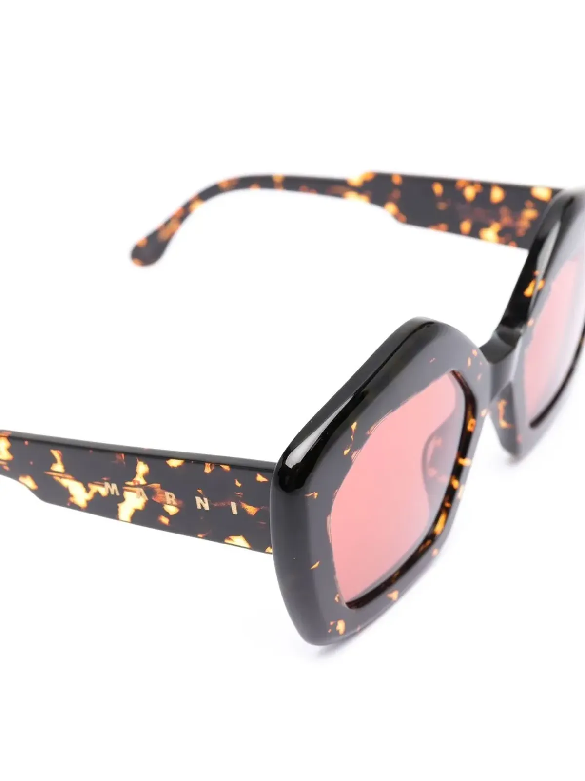 Marni Eyewear ペンタゴン サングラス - 画像3