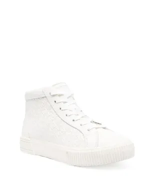 Tommy Hilfiger エンボス加工のモノグラム ハイトップスニーカー - Neutrals - サムネイル2