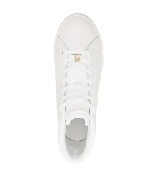 Tommy Hilfiger エンボス加工のモノグラム ハイトップスニーカー - Neutrals - サムネイル4
