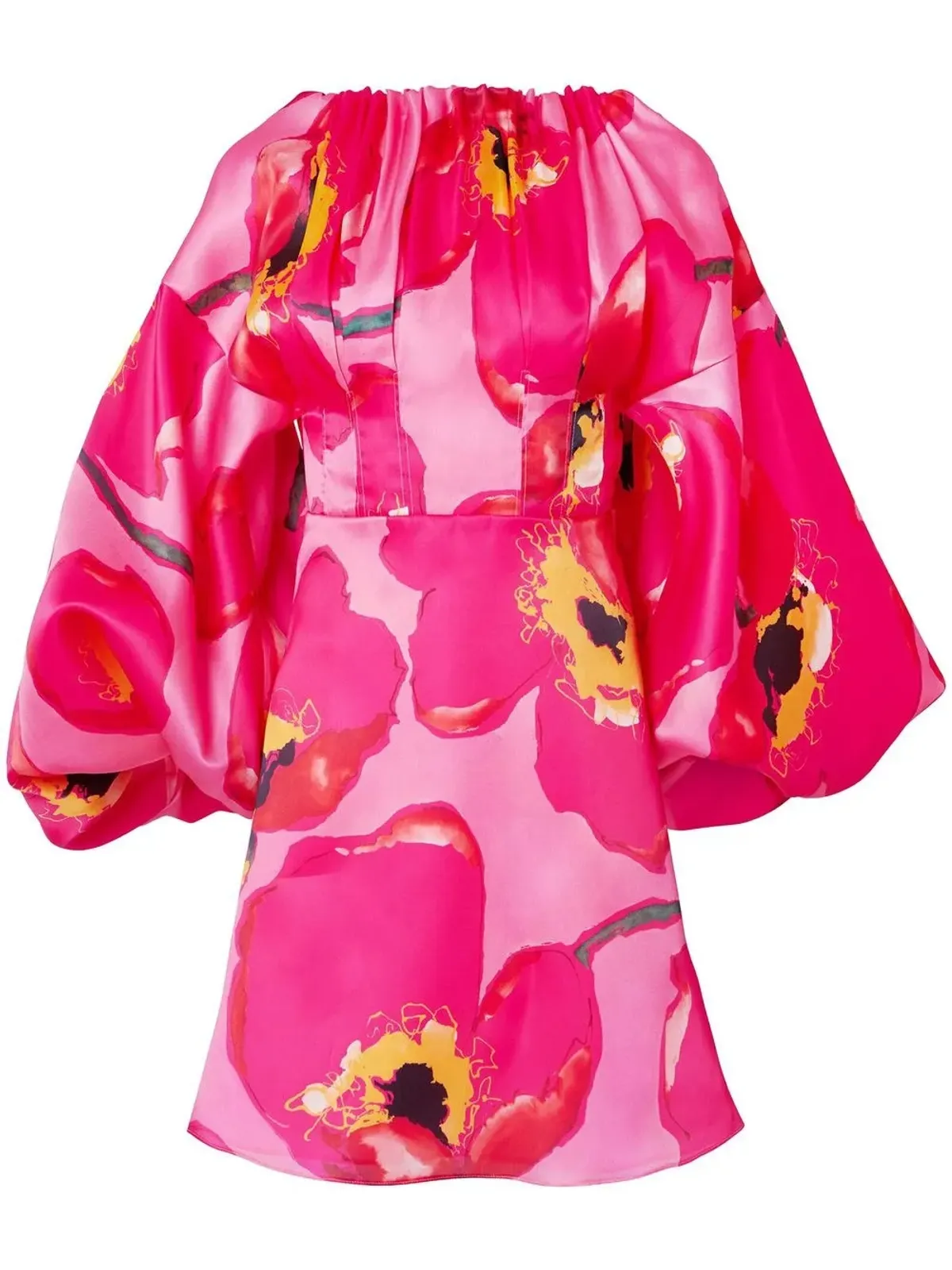Carolina Herrera 風船袖ドレス - 画像1