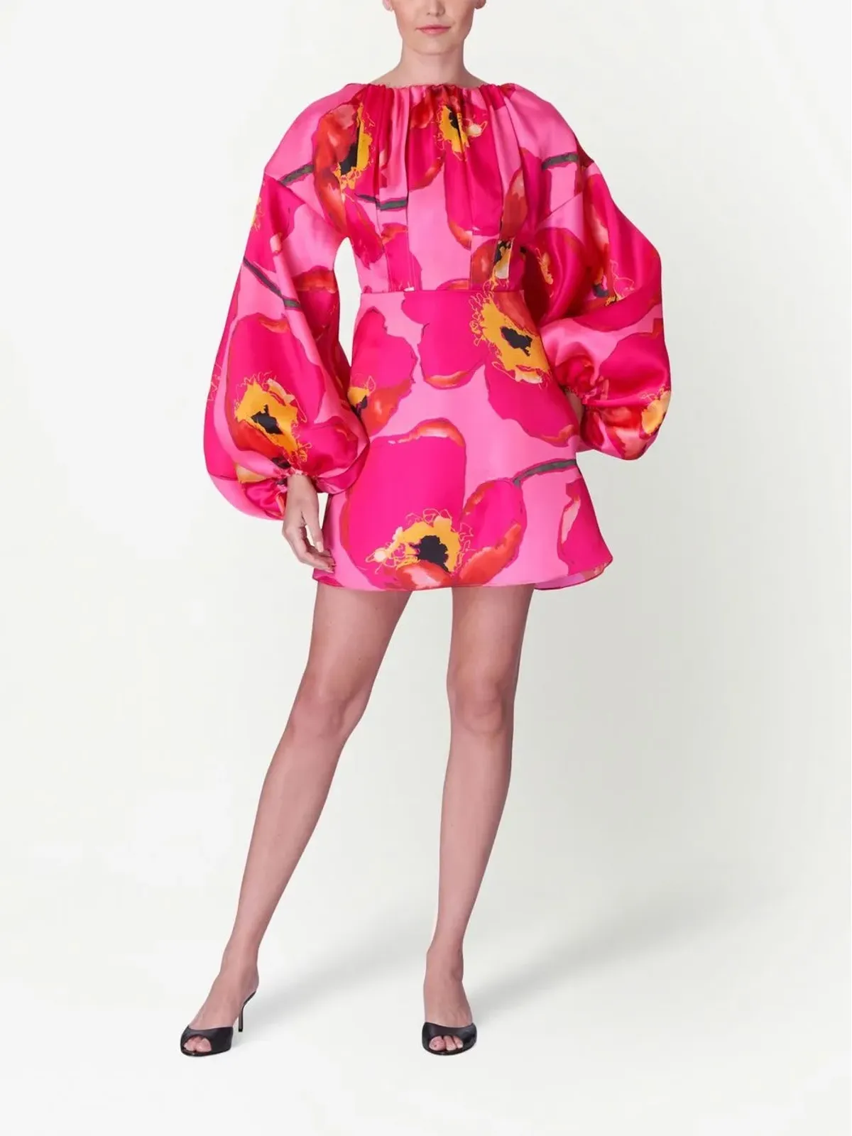 Carolina Herrera 風船袖ドレス - 画像2