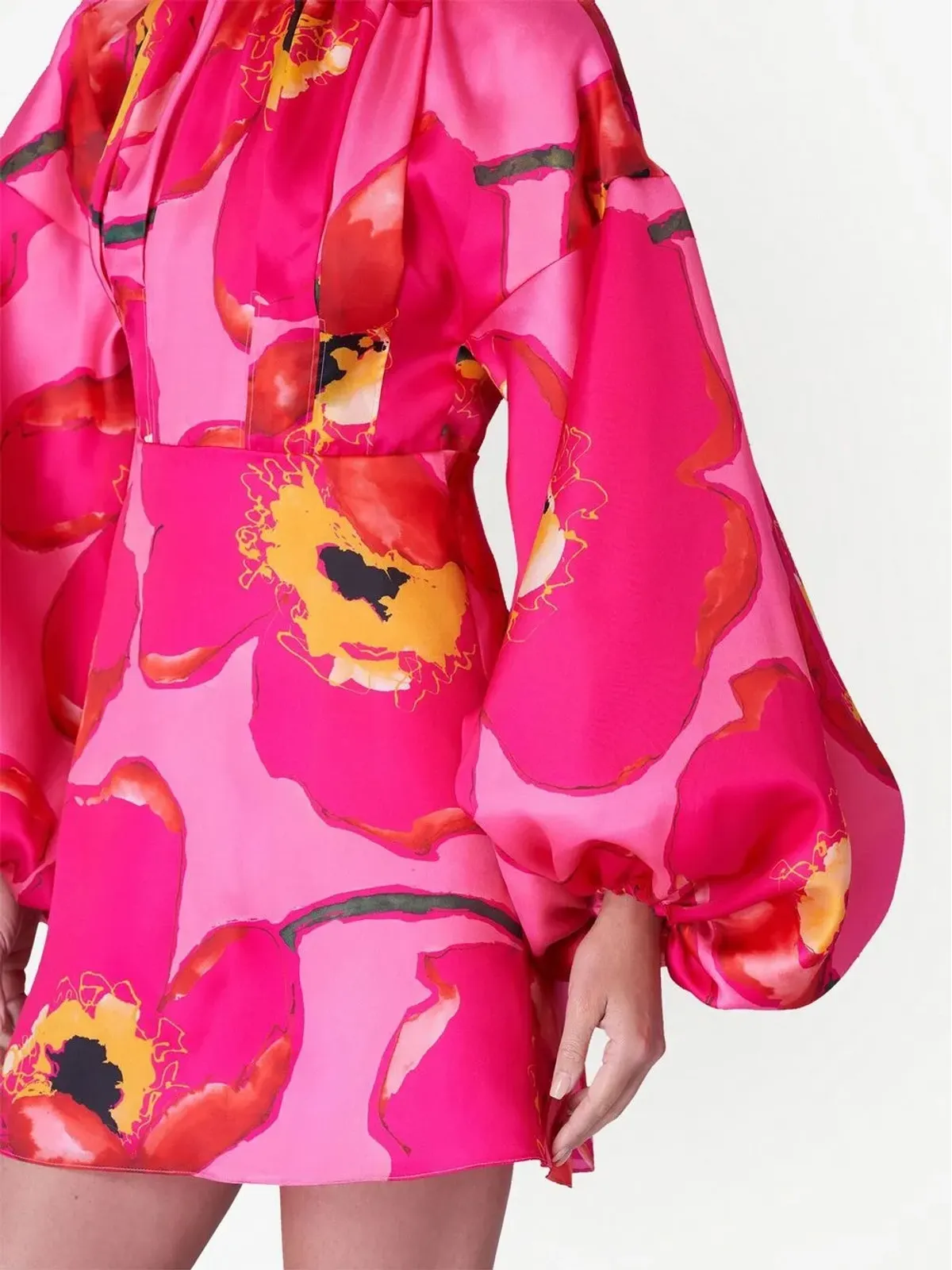 Carolina Herrera 風船袖ドレス - 画像4