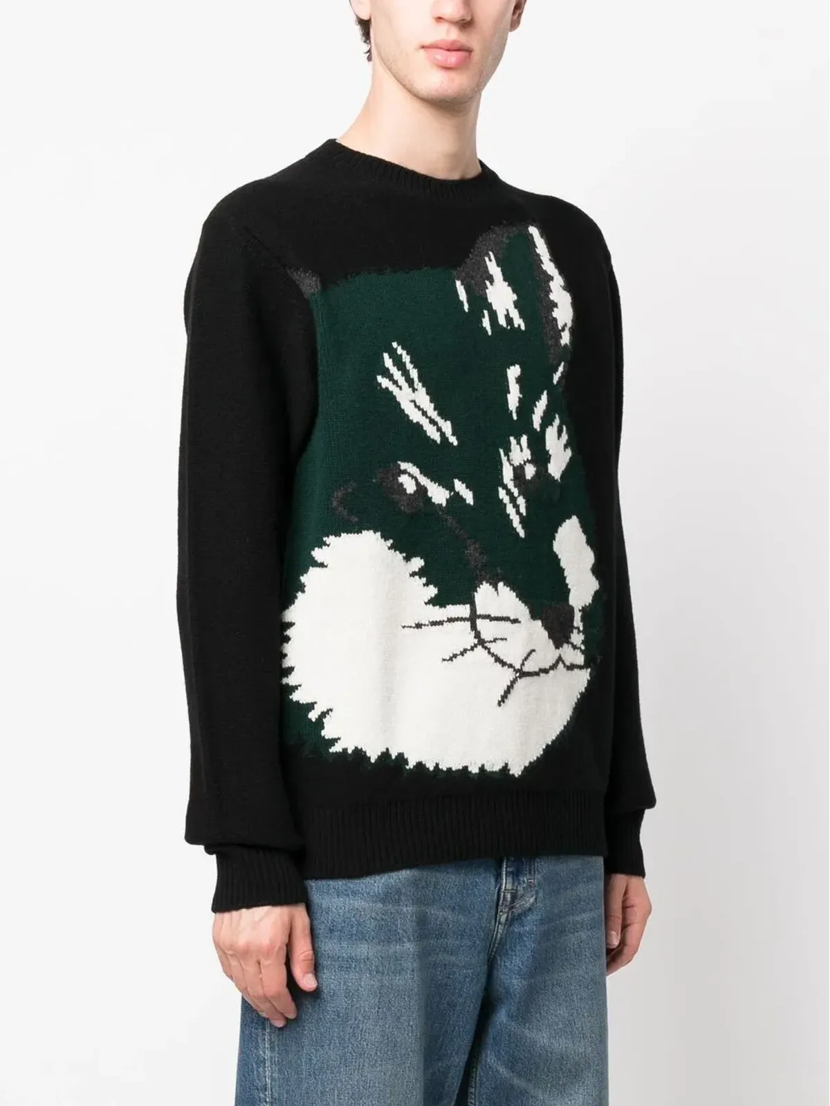 Maison Kitsuné フォックスヘッド ジャカード ジャンパー - 画像3
