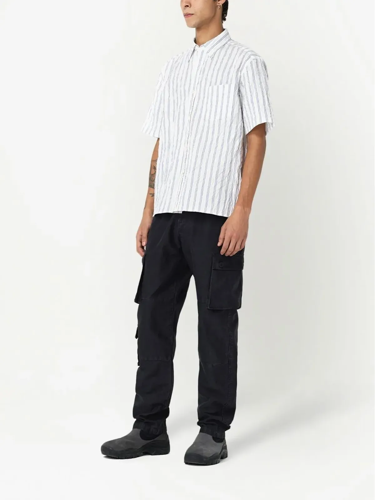 John Elliott サイドカーゴポケットディテールパンツ - 画像2