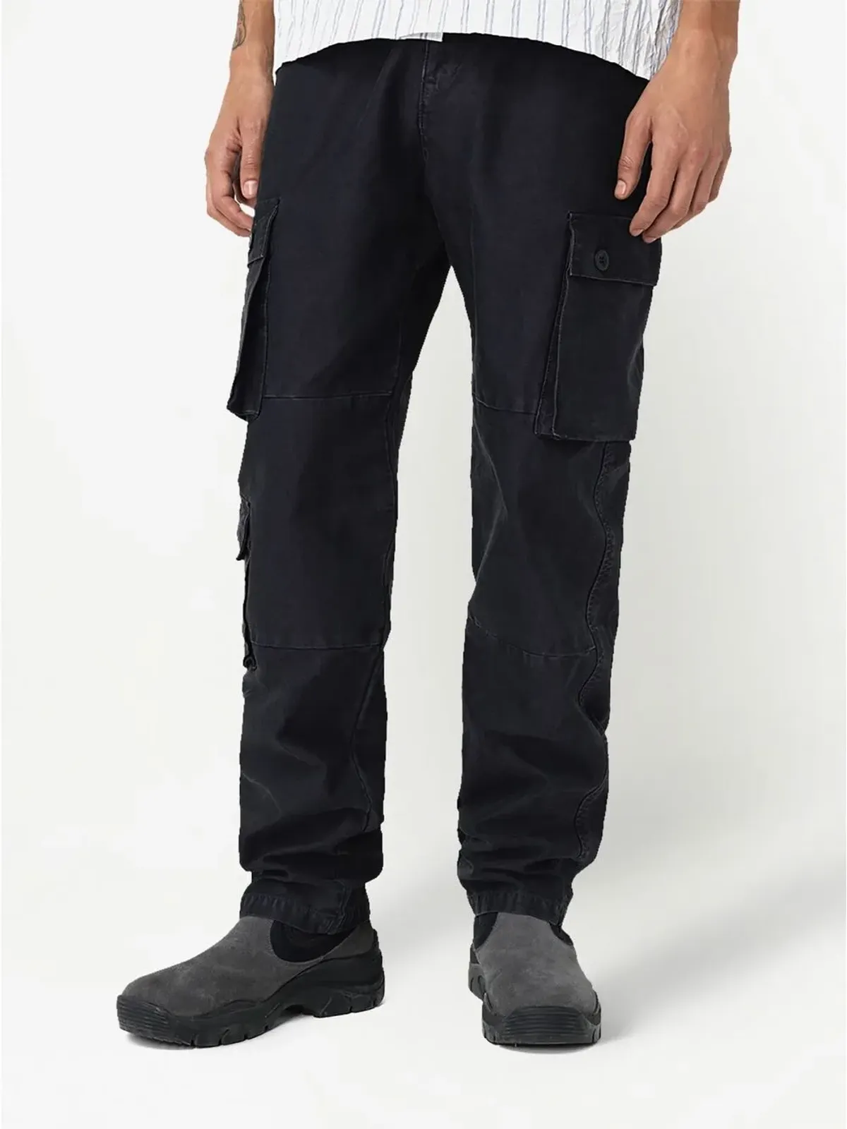 John Elliott サイドカーゴポケットディテールパンツ - 画像4