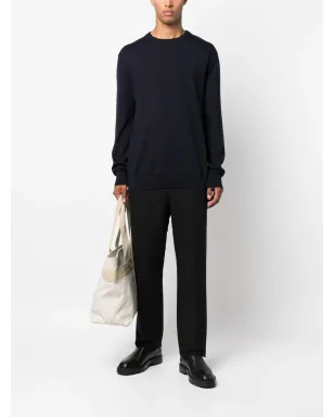 Jil Sander ブルー系 クルーネック ウールセーター - サムネイル2