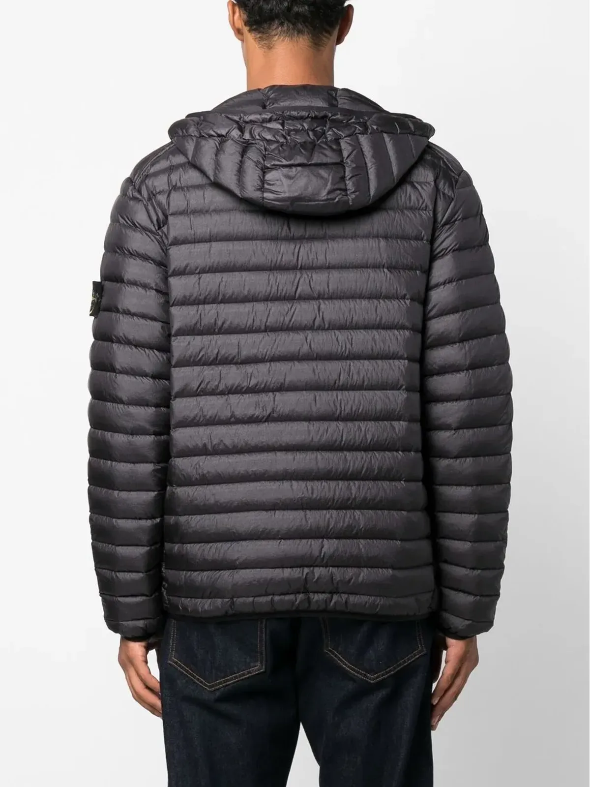 Stone Island キルテッドパネルドダウンジャケット - 画像3
