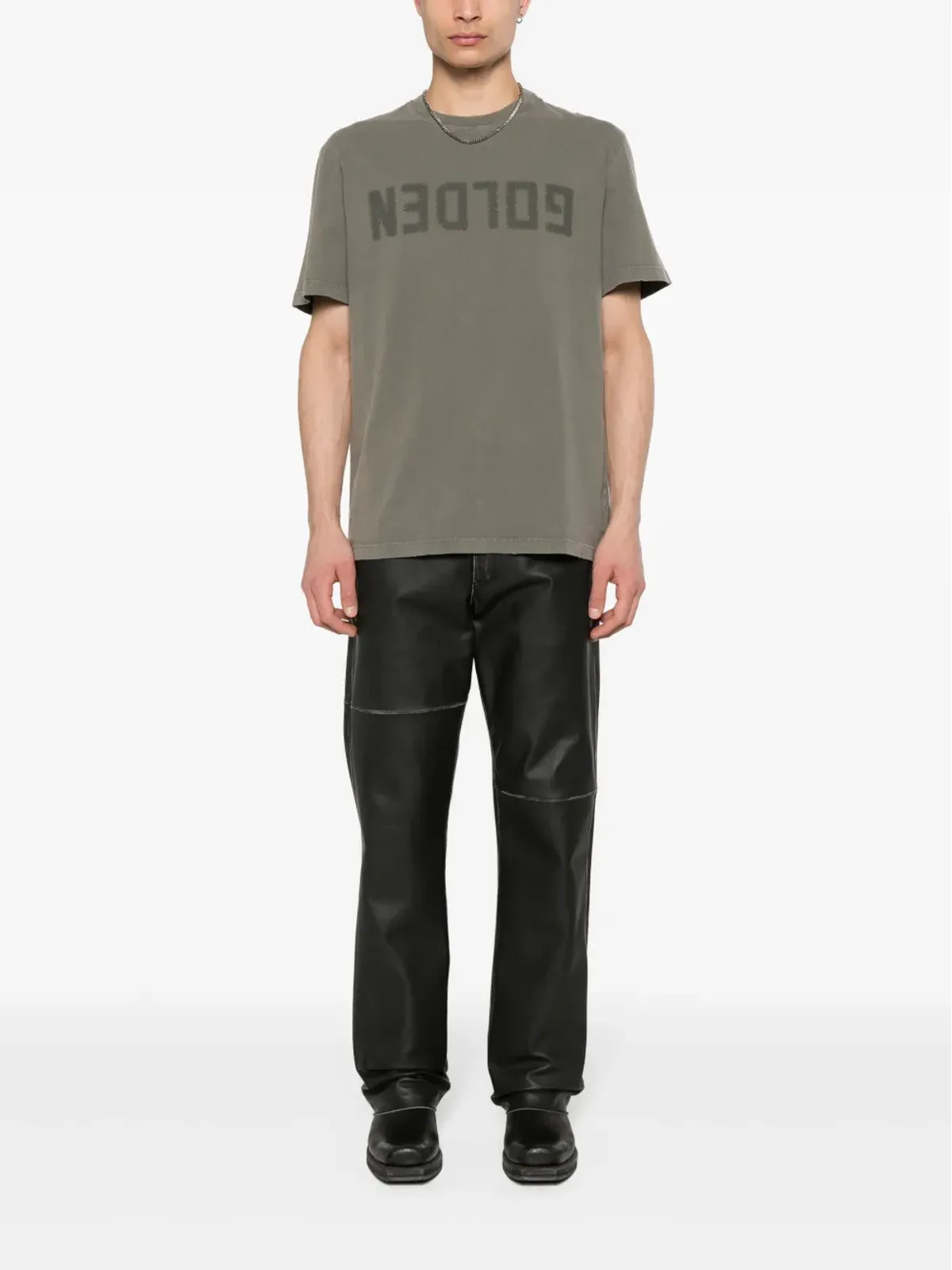 Golden Goose ロゴプリント コットン Tシャツ - 画像2