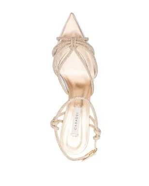 Casadei クリスタルストラップデザイン サンダル - サムネイル4