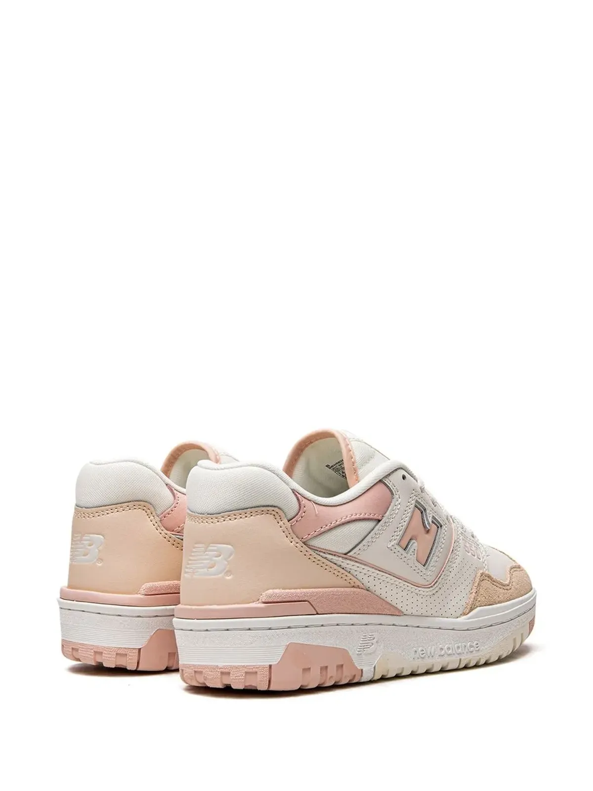 New Balance 550 ホワイト ピンク スニーカー - 画像3