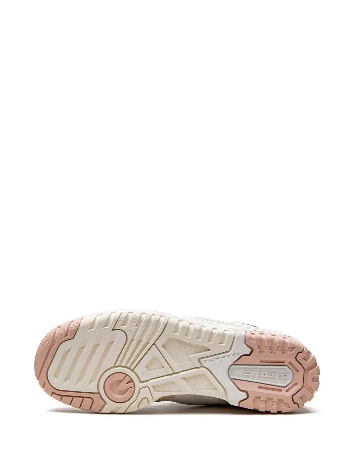 New Balance 550 ホワイト ピンク スニーカー - 画像4