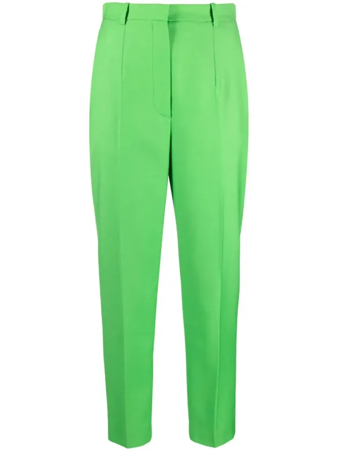 Alexander McQueen Alexander McQueen ハイウエスト クロップド トラウザーの商品画像